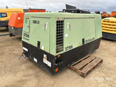 2013 Sullair 375 CFM Skid-Mounted ضاغط هوائي