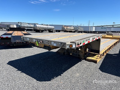 2013 Trail King TK54AMG T/A Double Drop Removable Gooseneck Lowboy Trailer