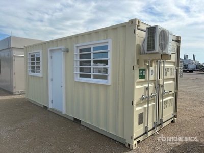 2025 20 ft Standard Skid-Mounted Mobile Office Opslag container (Unused)