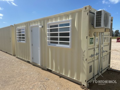 2025 20 ft Standard Skid-Mounted Mobile Office Storage Container (Unused)