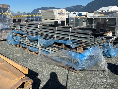 Quantity of 14 ft 6 in Metal Racks