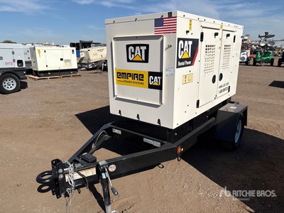 2018 Cat XQ35 27 kW Mobile Generator Set