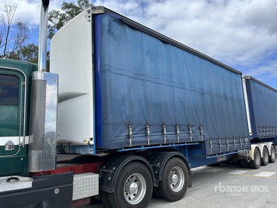 2006 Topstart Tri/A Lead Step Deck Curtain Side Trailer