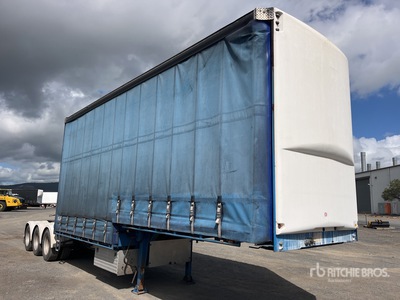 2006 Topstart 7.2 m Tri/A B-Double Lead Step Deck Pritsche-Plane Anhänger