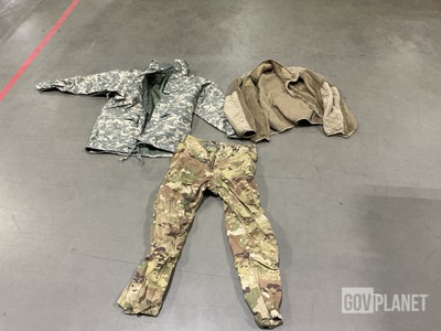 (31) Cold Weather Jackets, (3) Cold Weather Parkas & Assorted Items