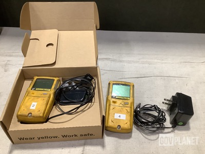 (4) BW Technologies GasAlertMax XT II Gas Detectors