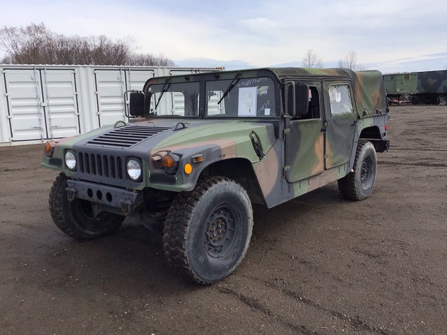 AM General M1097R1 HMMWV 4 Door Soft Top w/Truck Body