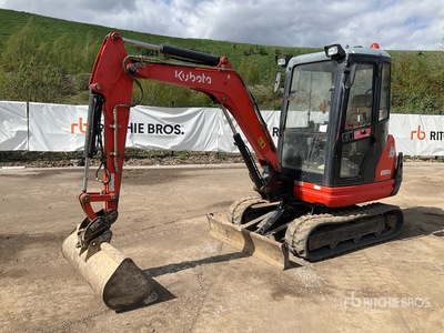 2016 Kubota KX61-3 Mini Excavator