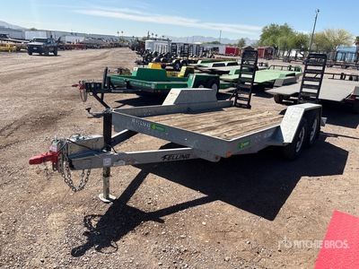 2022 Felling FT-10P-GW 14 ft T/A Equipment Trailer