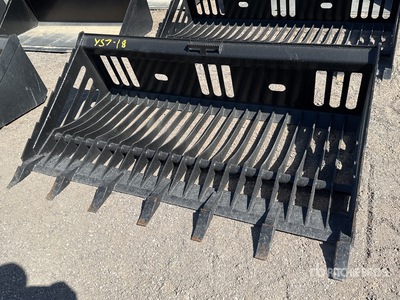 All-Star 72 In Skeleton Skid Steer Bucket (Unused)