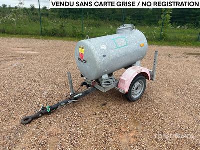 Hubiere TR751 Citerne A Eau 1 Essieu S/A Water Tank Trailer