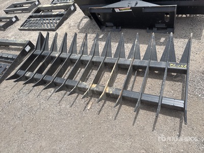 84 In Skid Steer Landscape Rake (Unused)