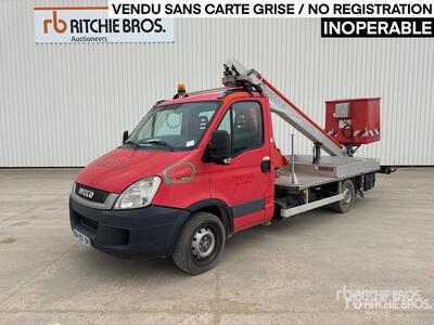 2011 Multitel 160 ALU DS 16 m on Iveco 35S11 Camion Nacelle Camion Nacelle (Inoperable)