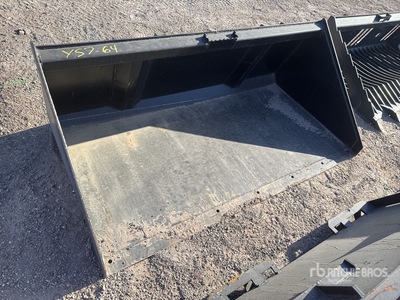 Mid-State 74 in High Volume Skid Steer Bucket (Unused)