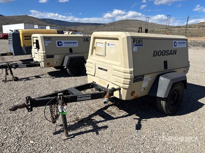 2014 Doosan P185 185 cfm Mobile Air Compressor