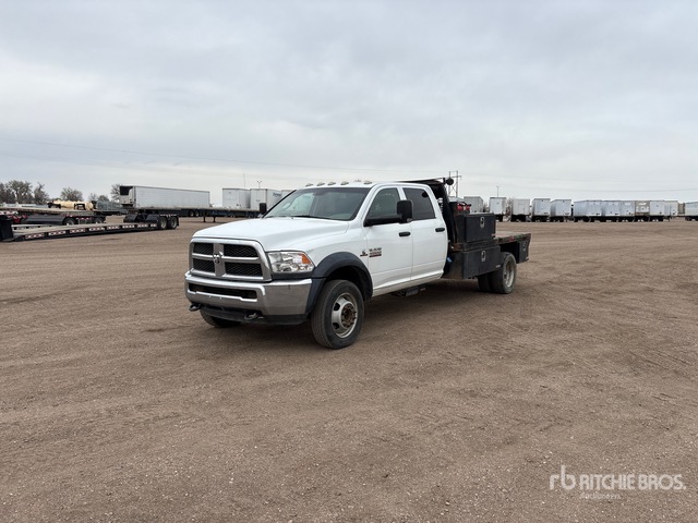 2017 Ram 4500 4x2 Crew Cab Flatbed Truck