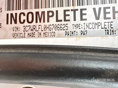 2017 Ram 4500 4x4 Crew Cab Flatbed Truck