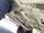 Trailer Chassis with Frame Rails/ Main Beams Condition