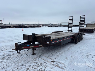 2012 H & H 24 ft Tri/A Remorque pour équipement