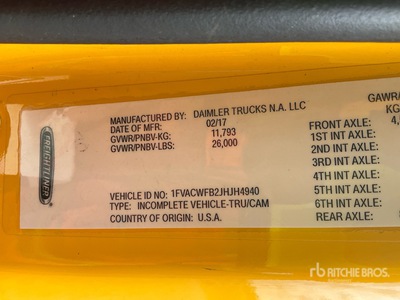 2018 Freightliner M2 106 4x2 Van Truck