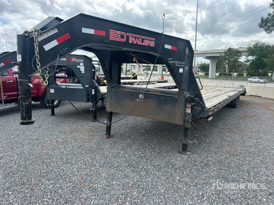 2026 ED Trailers 40 ft T/A Gooseneck Remorque pour équipement