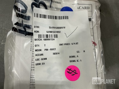 (27) Extended Self-Locking Nuts, (2) Pin-Rivets & Assorted Items