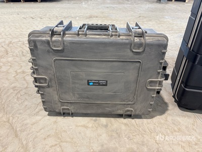 Quantity of (27) 6700B/DJI2 Black Waterproof Case - Fits DJI Phantom