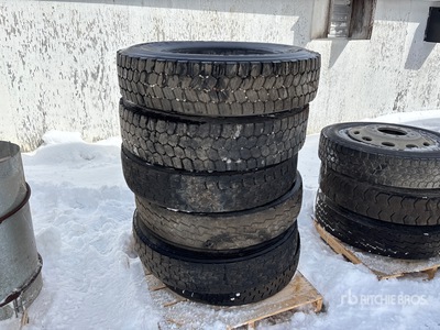 Quantity of (6) 11R24.5 Tires