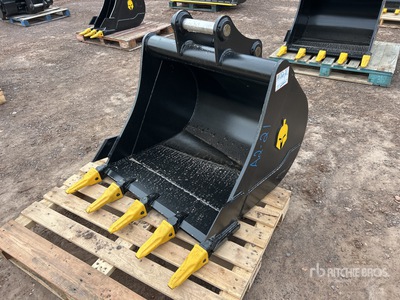 Trojan 80CL 36 in Q/C Digging Excavator Bucket - Fits Cat 307/308, Komatsu PC78/88 Deere/Hitachi 75/85, Case, New Holland, Kobelco SK80, Bobcat E80 (Unused)