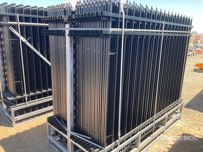 Quantity of (40) 2026 SUNTOP D0608-40 6 ft x 8 ft Powder Coated Fencing (Unused)