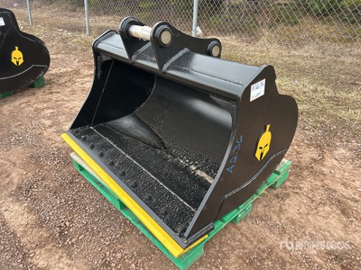 Trojan 120CL 60 in Q/C Cleanup Excavator Bucket - Fits Cat 311/312/313/314, Kobelco 140, Deere/Hitachi ZX120/135, Case 130/135, Doosan DX140 (Unused)
