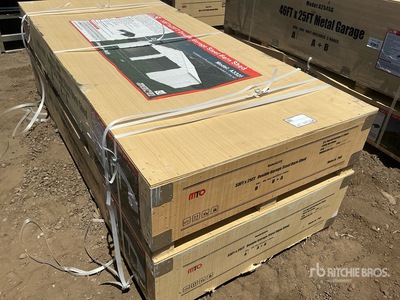 2026 MTO A3325 Double Garage Metal Shed (Unused)