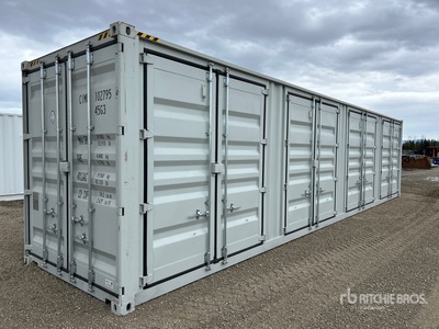 2025 40 ft High Cube Multi-Door Storage Container