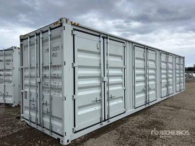 2025 40 ft High Cube Multi-Door Storage Container