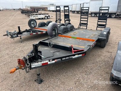 2020 Snake River 14 ft T/A Equipment Trailer