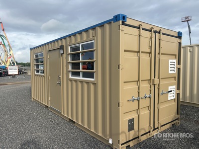 20 ft x 8 ft Storage Container Mobiel kantoor (Inoperable)