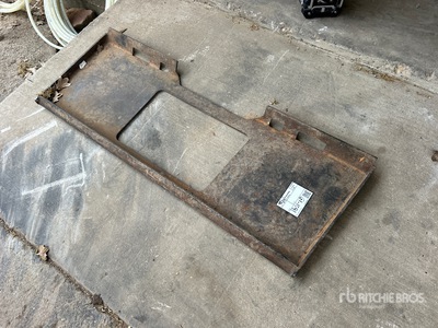 Skid Steer Attachment Mounting Plate