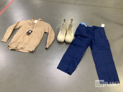 (1) Flame Resistant Shirt, (20) Pairs of Men's Trousers & Assorted Items