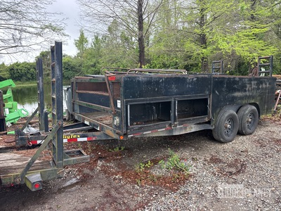 2014 Big Tex 16 ft 16 ft T/A Remolque Portamaquinaria