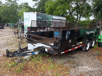 2014 Big Tex 16 ft 16 ft T/A Remolque Portamaquinaria