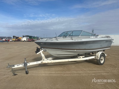 1987 Four Winns 170 Horizon 17 ft Bowrider Boat w/2024 Trailer