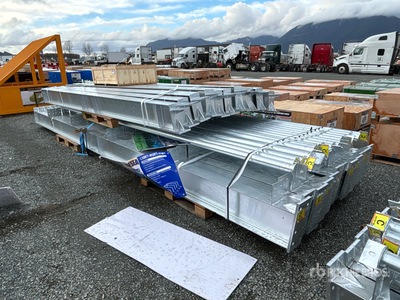 2026 BLUESEA 50 ft x 100 ft High Strength Steel Framed Storage Building (Unused)