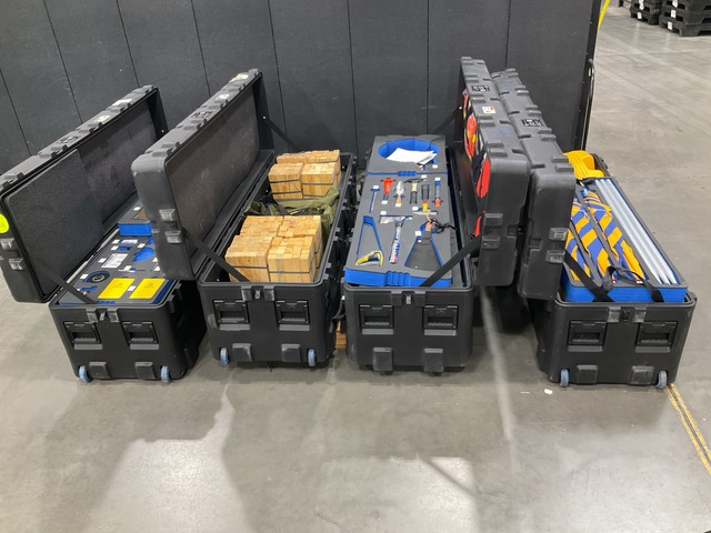 (2) Utility Surveying Sets (2) Utility Surveying Sets