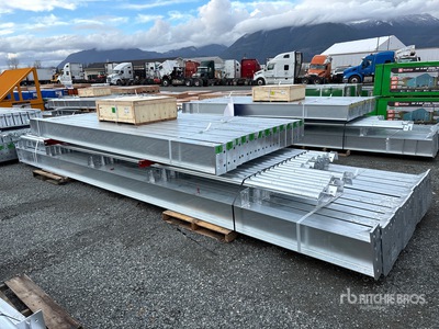 2026 BLUESEA 50 ft x 100 ft High Strength Steel Framed Storage Building (Unused)