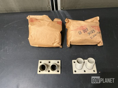 (4) 12297097 Flange to Tube Straight Adapters