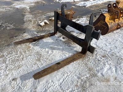 John Deere 48 in Horquillas para retroexcavadora - Fits John Deere 410J