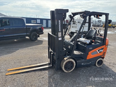 2019 Doosan GC25S 4600 lb Cushion Tire Forklift