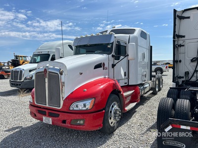 2014 Kenworth T660 6x4 T/A Sleeper Truck Tractor