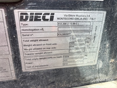 2018 Dieci 12.56-C Telehandler