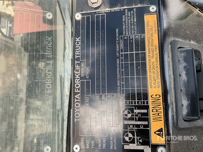 2020 Toyota 5FDK160 Forklift